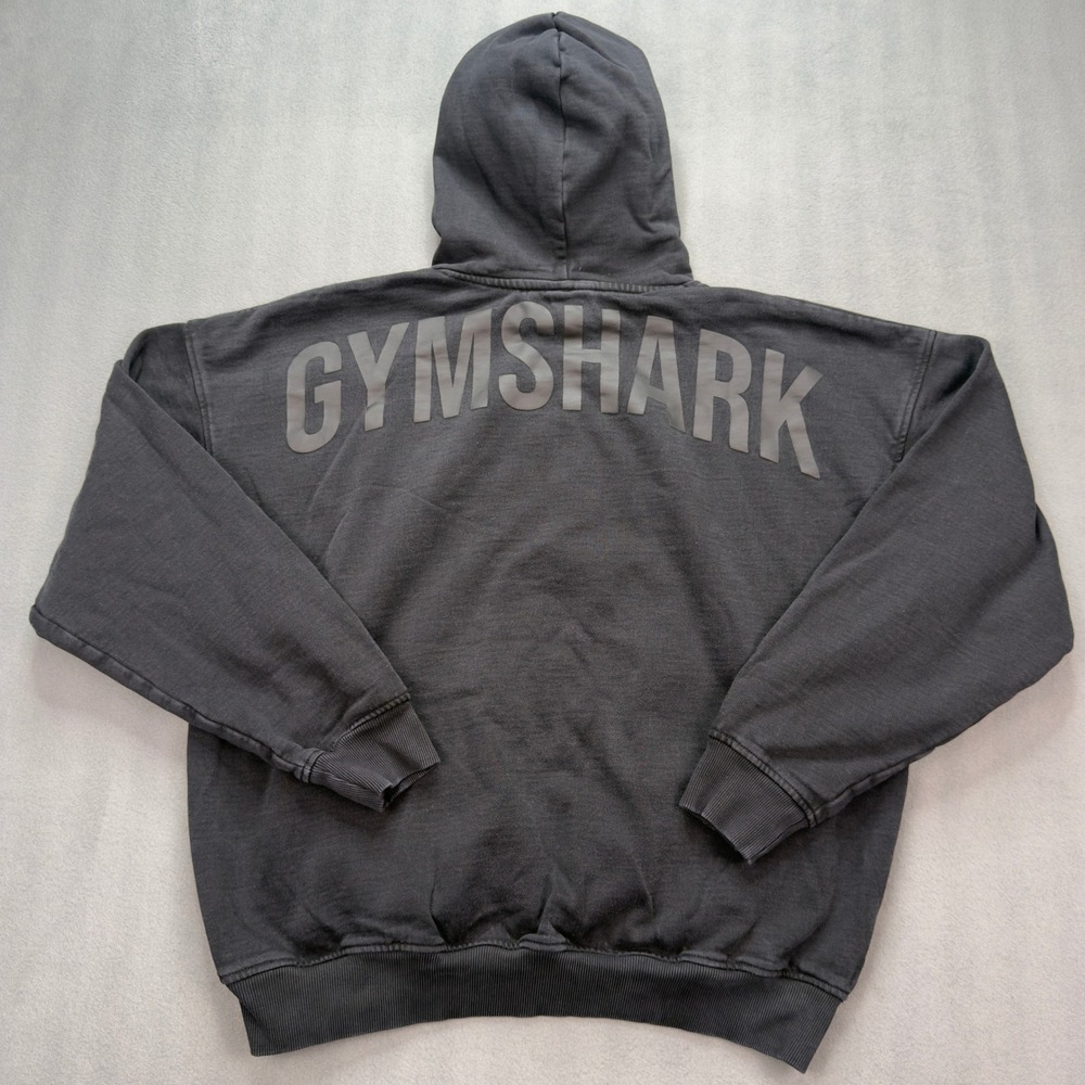 Gymshark Power Oversized Hoodie Medium Black Mens Sweatshirt